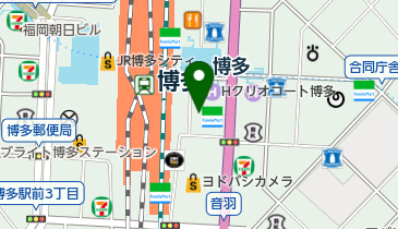 信長本家筑紫口店の地図画像