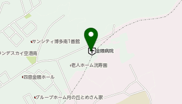 金隈病院老人保健施設楽陽園の地図画像