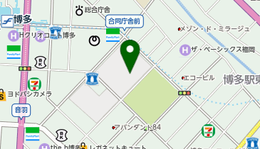 九州管区行政評価局の地図画像