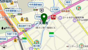 コンディション・グリーン天神療院の地図画像