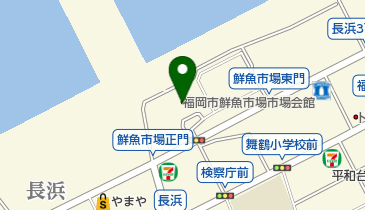 福岡中央魚市場株式会社 総務課の地図画像