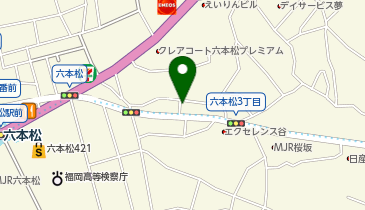ニチイケアセンター 六本松の地図画像