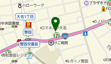 大名町高齢者支援センターの地図画像