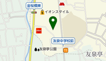 博愛ホームヘルパーステーションささおかの地図画像