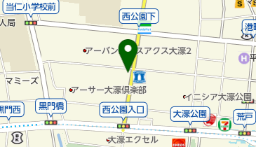 永田硝子店の地図画像