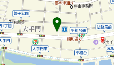 大原松露饅頭 福岡本店の地図画像