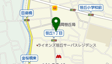 英進館 笹丘校の地図画像