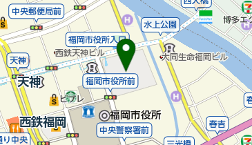 九州市民大学事務局の地図画像