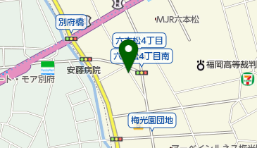宗教法人六本松キリスト福音教会の地図画像