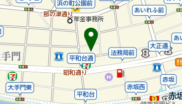 福岡県土地家屋調査士会の地図画像
