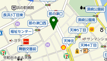 矢作建設工業株式会社九州支店の地図画像
