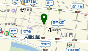 信国酒店の地図画像
