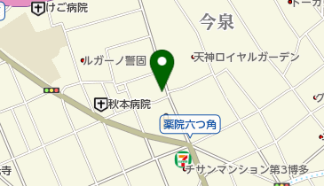 ルパール 警固店の地図画像