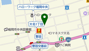 株式会社アイネット福岡支店の地図画像