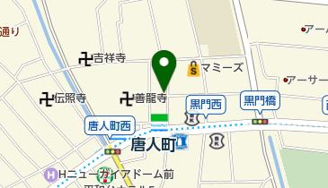 丸義精肉店の地図画像