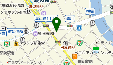 サニー 渡辺通店の地図画像