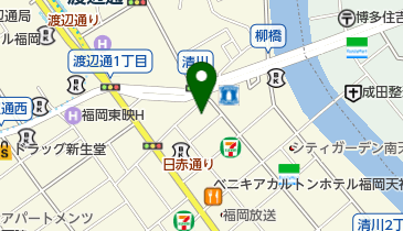 筑前はかたや清川店の地図画像