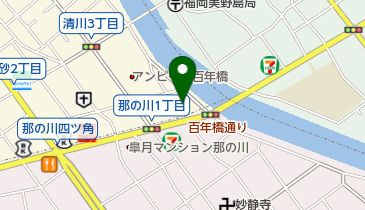 笑腹亭中央店の地図画像
