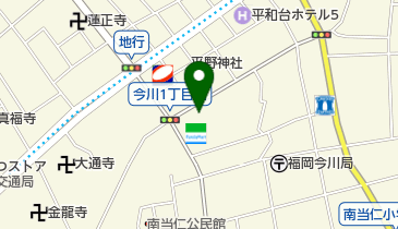 今川整骨院の地図画像