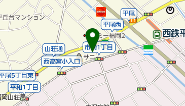 電鉄商事株式会社福岡出張所の地図画像