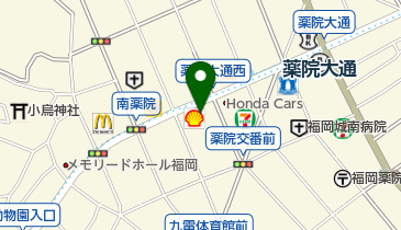 アーティアーティ薬院店の地図画像