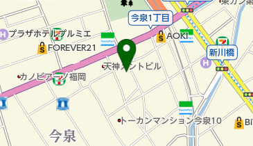 美容室キミの地図画像