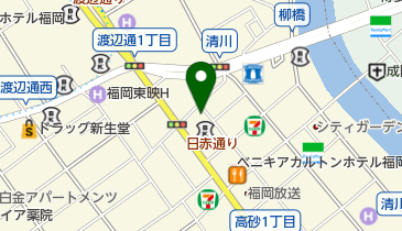 美容室ファッションファイブの地図画像