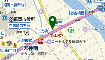 少林寺拳法福岡中央道院の地図画像