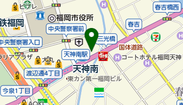 福岡県済生会支部事務局の地図画像