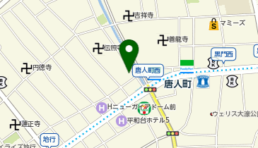 地行のこめやの地図画像