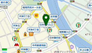 天神弁当の地図画像
