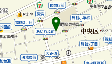 福岡市 中央区保健福祉センター 健康課の地図画像