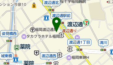 Chubb損害保険株式会社 福岡支店の地図画像