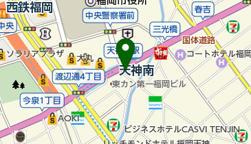 あかひげ薬局福岡店の地図画像
