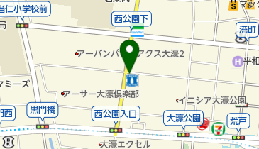 ヘアーサロンヤングの地図画像