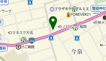 セブンティーズレコード・ガレージランドの地図画像