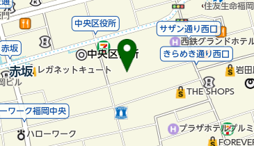 都市再生機構(独立行政法人)九州支社 UR福岡営業センターの地図画像