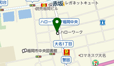 福岡障害者職業センターの地図画像