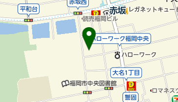 福岡県職員互助会 売店・食堂の地図画像