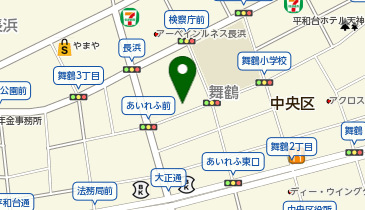 福岡市役所 市民局 生活安全部長 消費生活センター 事務室の地図画像