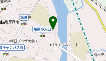 塩原校区自治協議会の地図画像