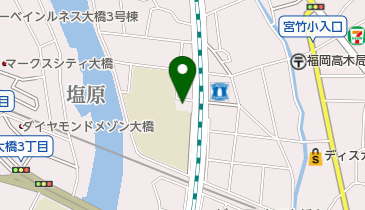 福岡市公民館 高木公民館の地図画像