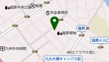 大橋スイミングプラザの地図画像