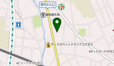 金子スイミングスクールの地図画像
