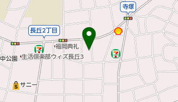 ブリヂストンスイミングスクール長住の地図画像