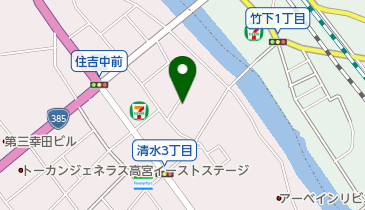 九州日語学院の地図画像