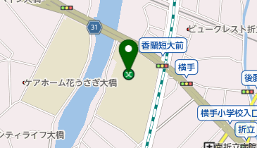 香蘭女子短期大学学友会の地図画像