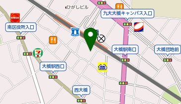 大橋中央ビルの地図画像