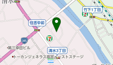 福岡製袋工業株式会社の地図画像