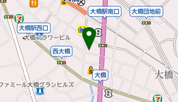 ヘアーメイクスケッチの地図画像